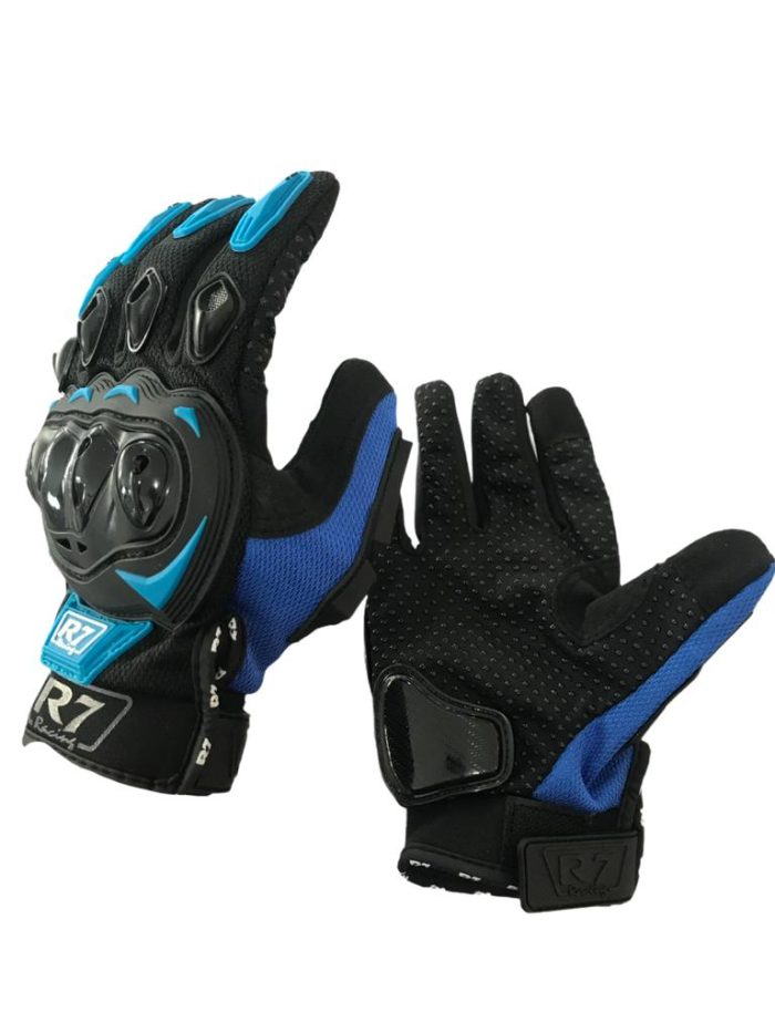 GUANTES R7 RACING AZUL TALLA "M"