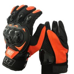 GUANTES R7 RACING NARANJA TALLA “L”